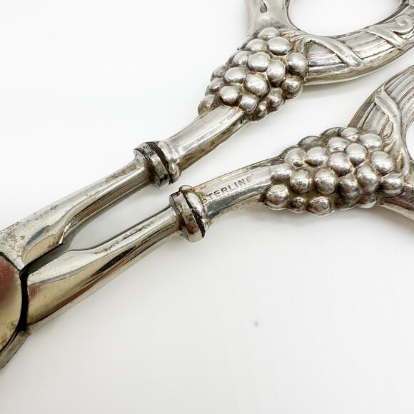 Antique Sterling Silver Grape Shears – Hans Jensen Danish Design by Voss Cut Co. - Picture 9 of 13